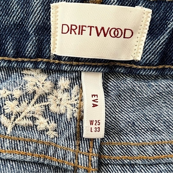 Free People Blue Floral Flare Jeans - Picture 12 of 16